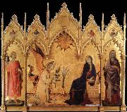 Simone Martini The annunciation with Two Saints china oil painting reproduction